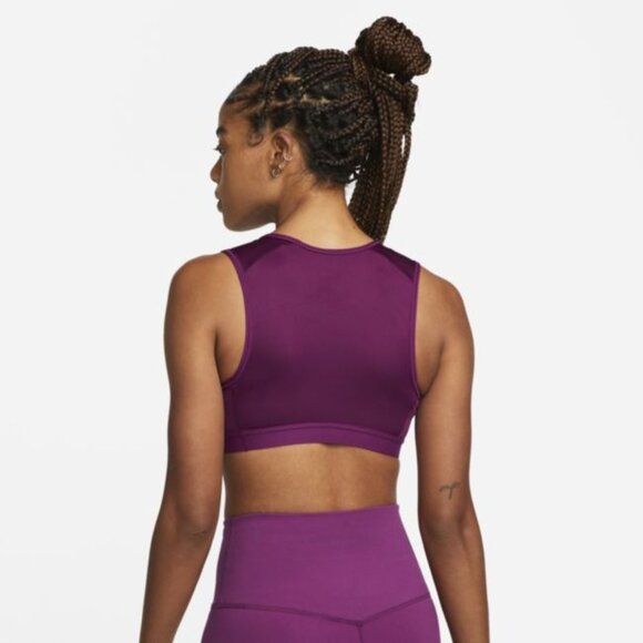 Nike Womens Air Dri-FIT Swoosh Sports Bra DM0643-610 Purple Size XS Extra Small - Picture 3 of 4